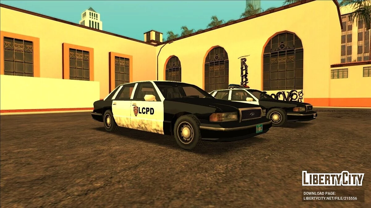 Colección atmosférica de coches de policía de Liberty City / GTA San Andreas