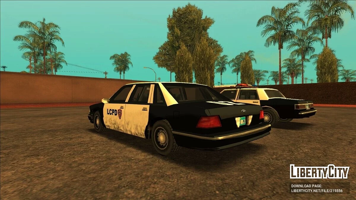 Colección atmosférica de coches de policía de Liberty City / GTA San Andreas