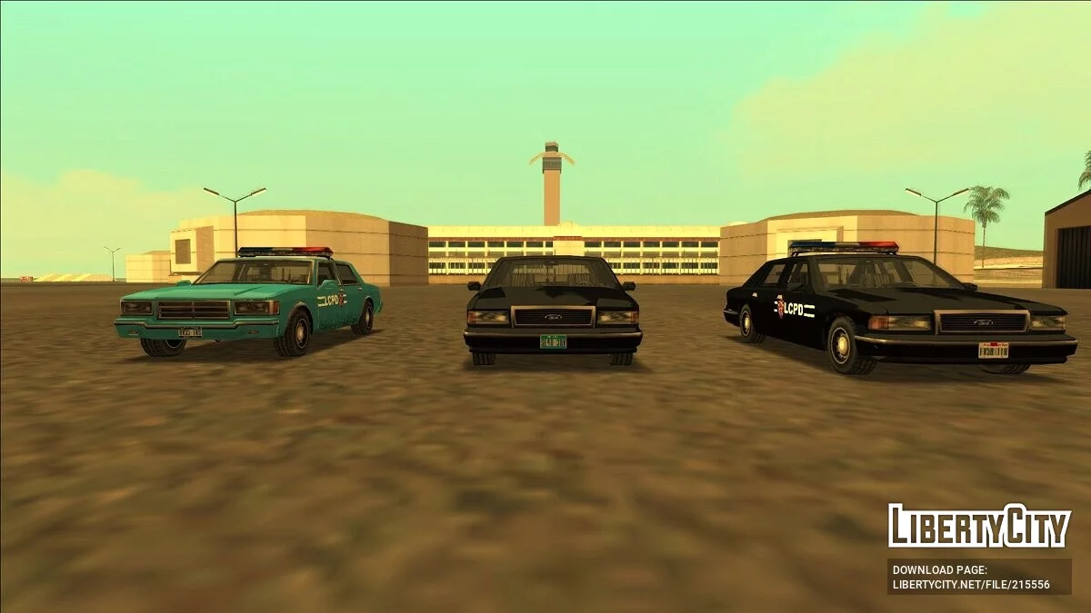 Colección atmosférica de coches de policía de Liberty City / GTA San Andreas