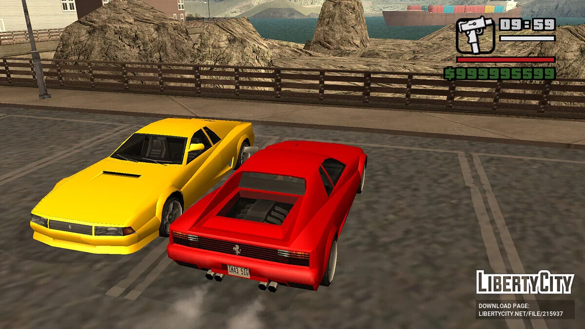 Ferrari Testarossa (SA Style) / GTA San Andreas