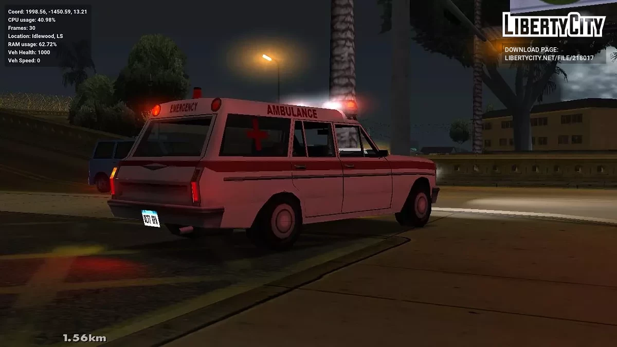 Ambulance Perennial (IVF) / GTA San Andreas