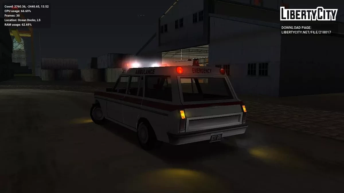 Ambulance Perennial (IVF) / GTA San Andreas
