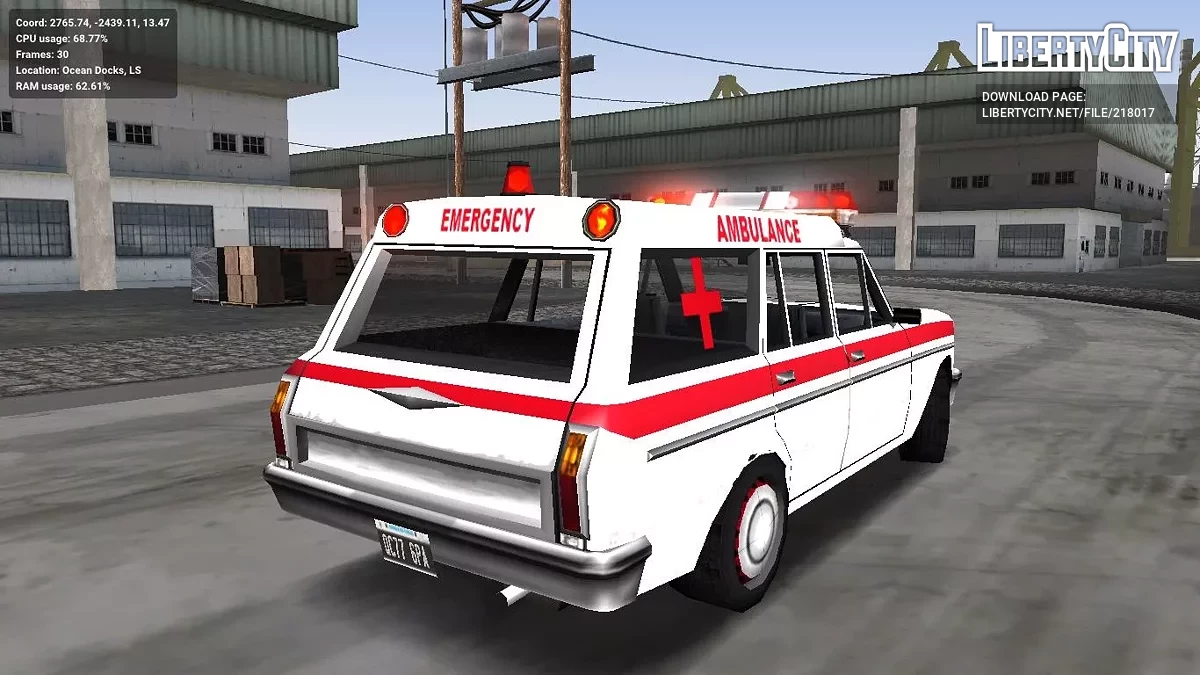 Ambulance Perennial (IVF) / GTA San Andreas