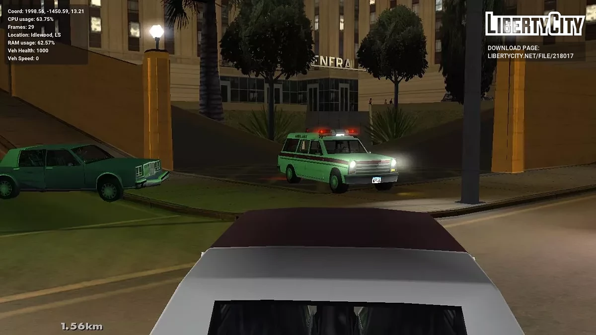 Ambulance Perennial (IVF) / GTA San Andreas