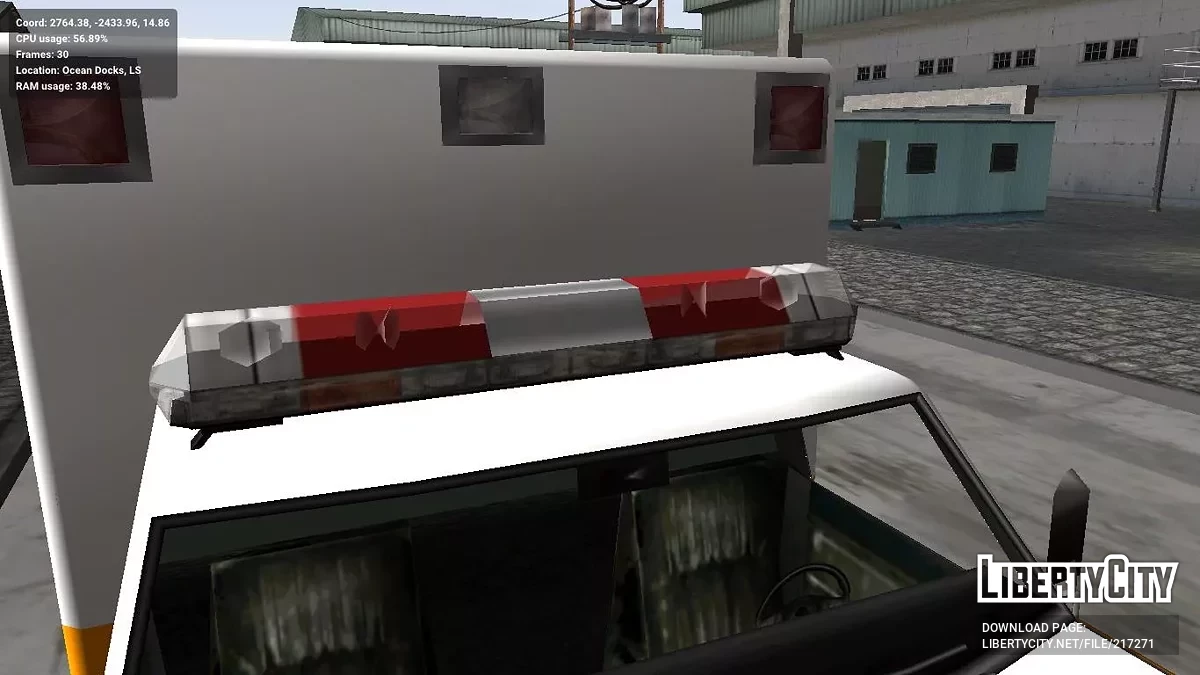 New Ambulance SAMS 1992 / GTA San Andreas