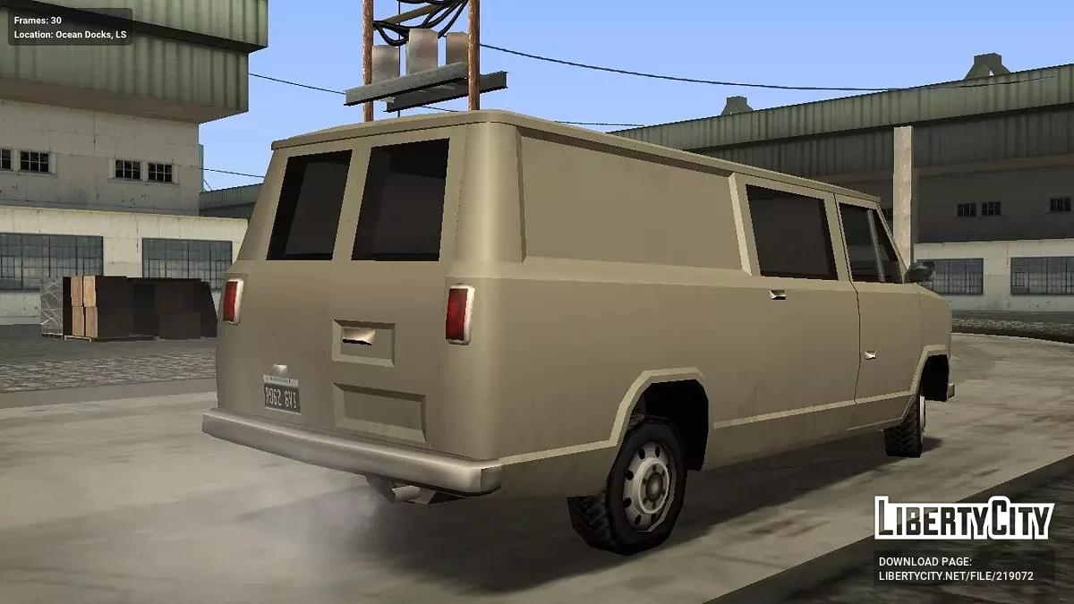 Nowa furgonetka - Cywilna "San News" / GTA San Andreas