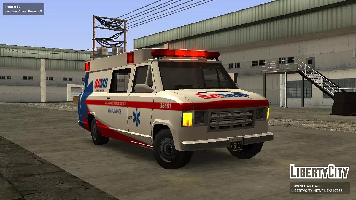 Declasse Burrito Ambulance SAMS (AMR parody) / GTA San Andreas