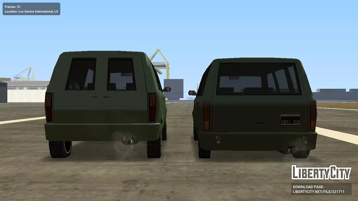 Moonbeam Van version [SA Style & IVF] / GTA San Andreas