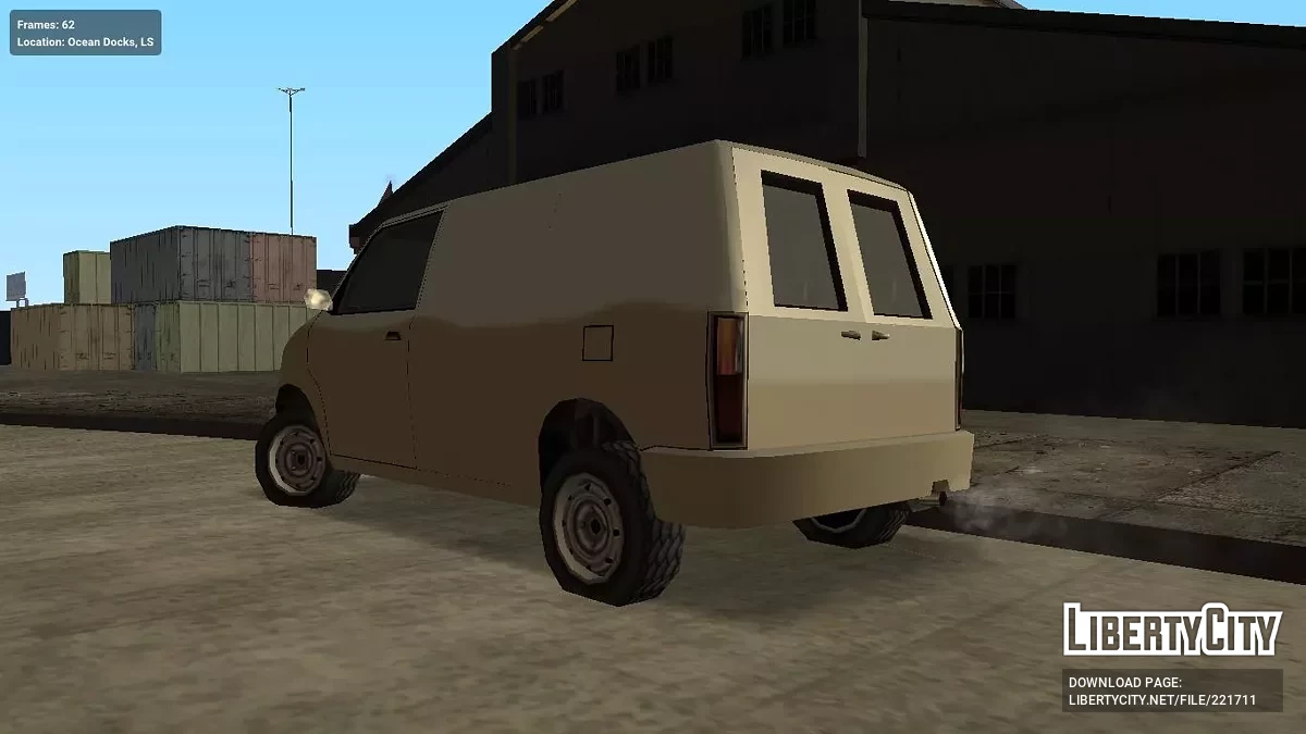 Moonbeam Van version [SA Style & IVF] / GTA San Andreas