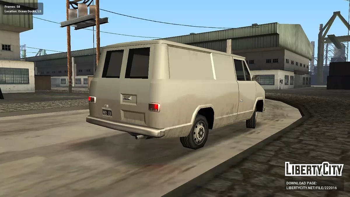 Declasse Burrito Klasyczny z 79 roku (wsparcie IVF i styl SA) / GTA San Andreas