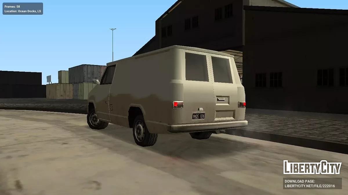 Declasse Burrito Klasyczny z 79 roku (wsparcie IVF i styl SA) / GTA San Andreas