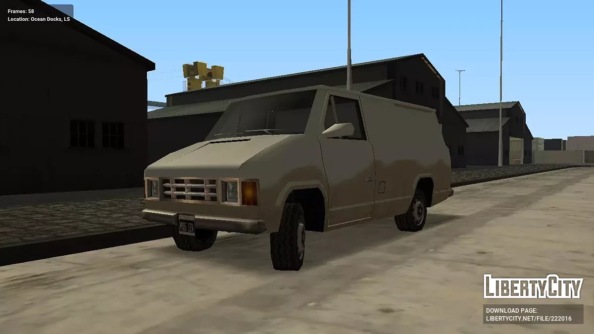 Declasse Burrito Klasyczny z 79 roku (wsparcie IVF i styl SA) / GTA San Andreas