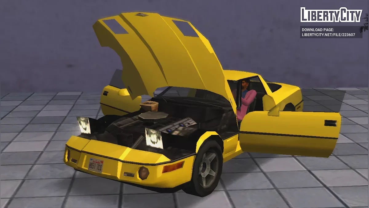 1983 Invetero Coquette Z29 (Gaya SA - remake Banshee VC) (Perbaikan Pembaruan) / GTA San Andreas