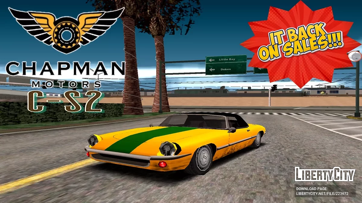 68' Chapman Motors C-S2 / GTA San Andreas