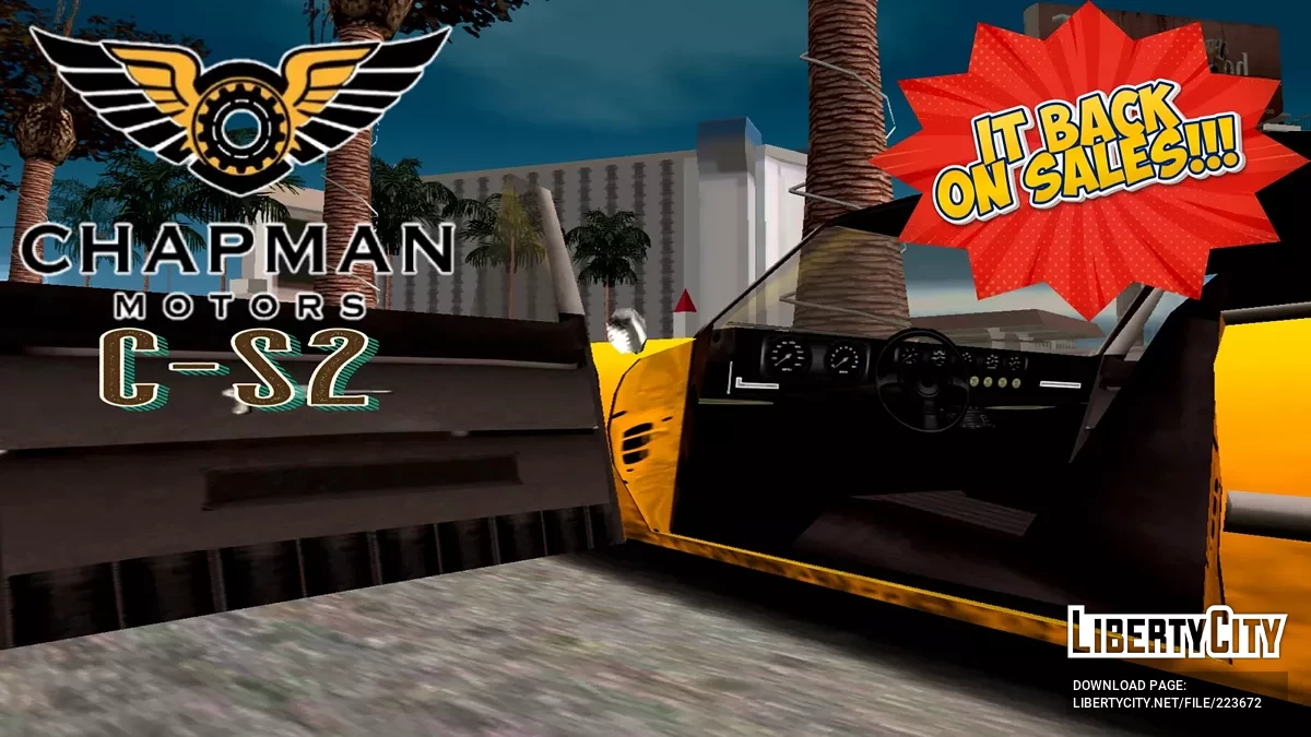 68' Chapman Motors C-S2 / GTA San Andreas