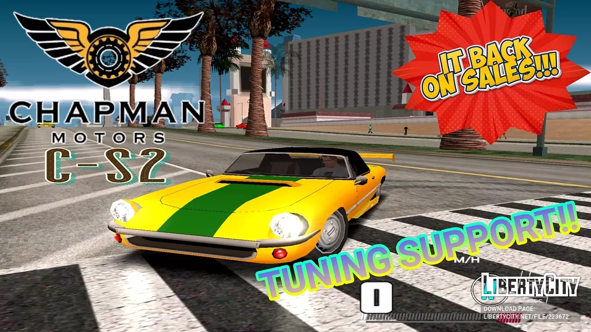 68' Chapman Motors C-S2 / GTA San Andreas