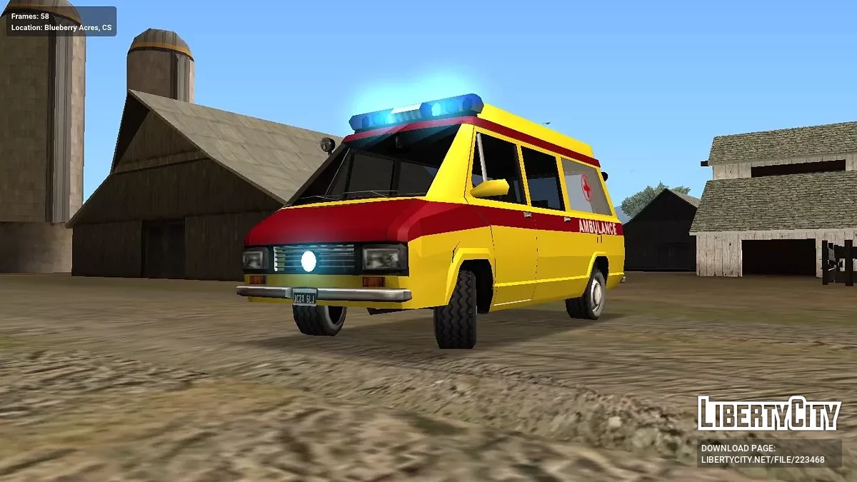 Rune Kalinkov Ambulance V2 [SA STYLE] / GTA San Andreas