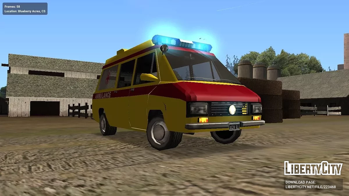 Rune Kalinkov Ambulance V2 [SA STYLE] / GTA San Andreas