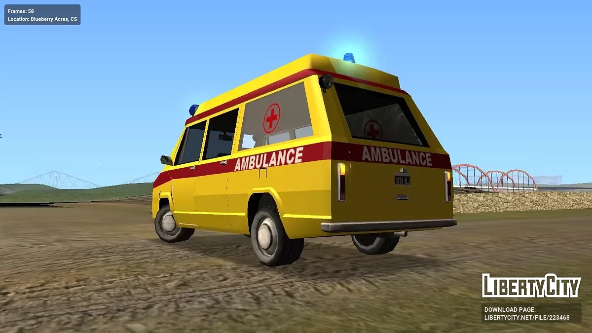 Rune Kalinkov Ambulance V2 [SA STYLE] / GTA San Andreas