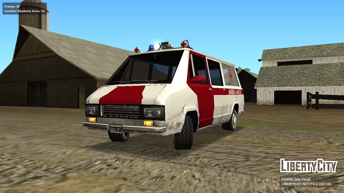 Rune Kalinkov Ambulance [SA STYLE] / GTA San Andreas