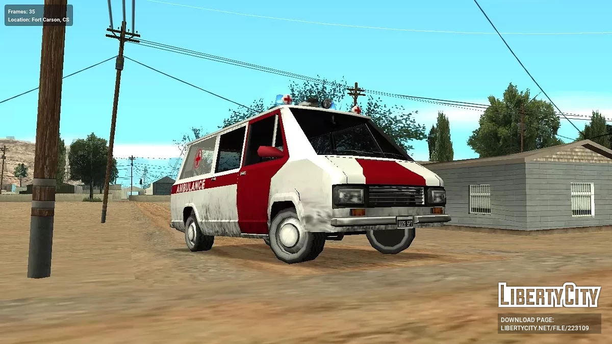 Rune Kalinkov Ambulance [SA STYLE] / GTA San Andreas