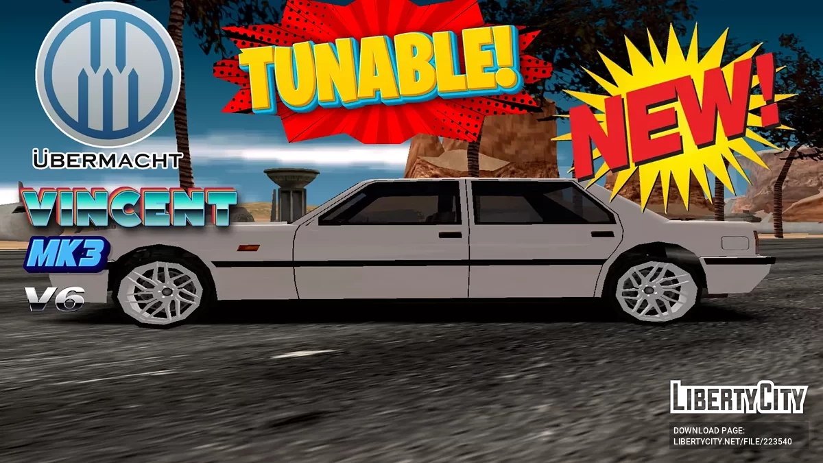 Ubermacht Vincent MK3 V6 Tunable / جي تي إيه سان أندرياس