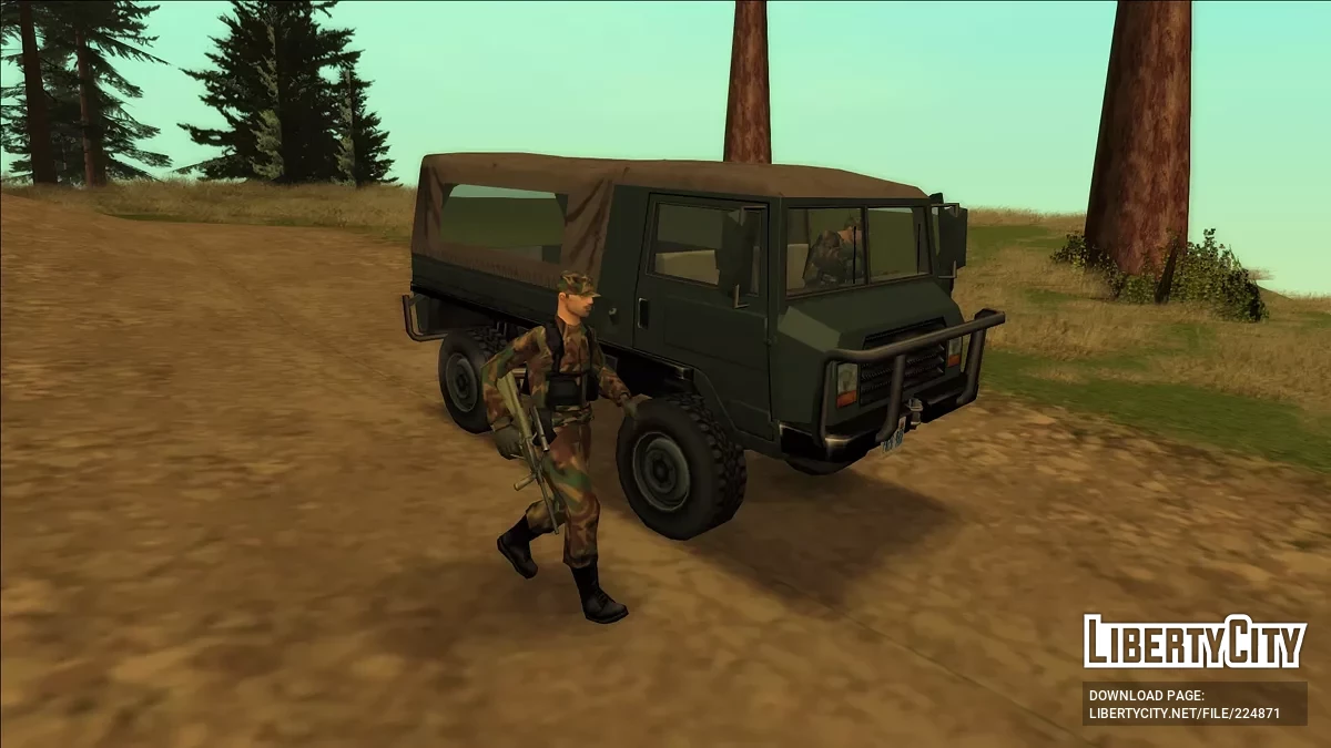 '87 Benefactor Natter (Steyr-Puch Pinzgauer SA Style) / GTA San Andreas