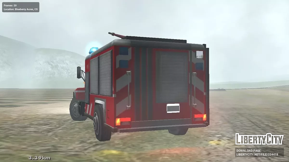 MTL Outrider VUGD (Latvian state fire department) / GTA San Andreas