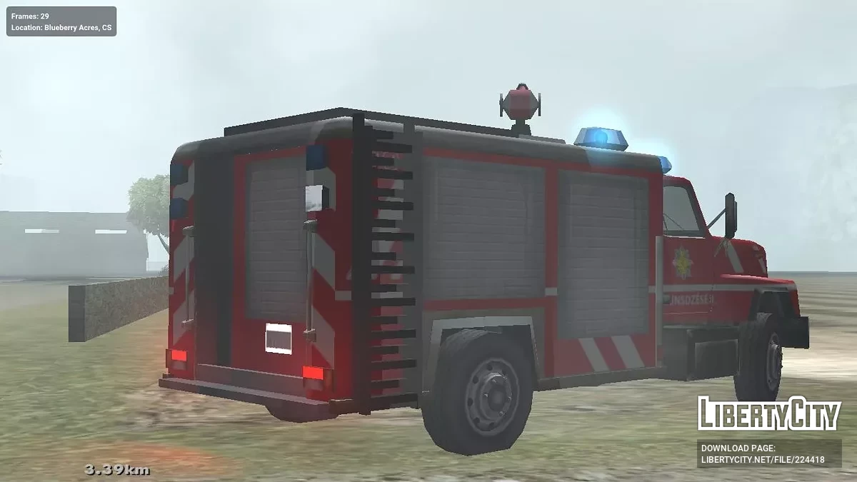 MTL Outrider VUGD (Latvian state fire department) / GTA San Andreas