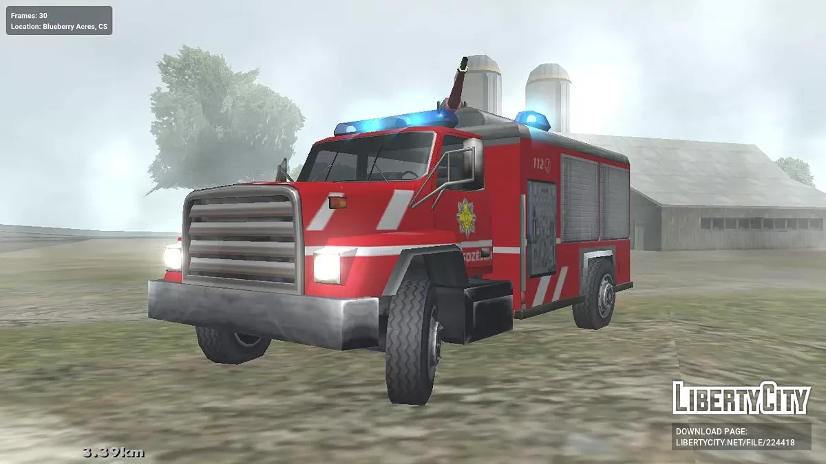 MTL Outrider VUGD (Latvian state fire department) / GTA San Andreas