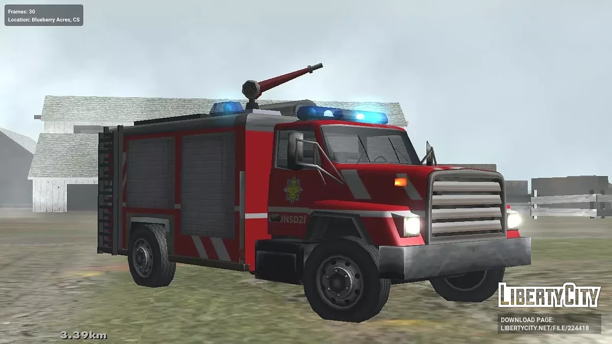 MTL Outrider VUGD (Latvian state fire department) / GTA San Andreas