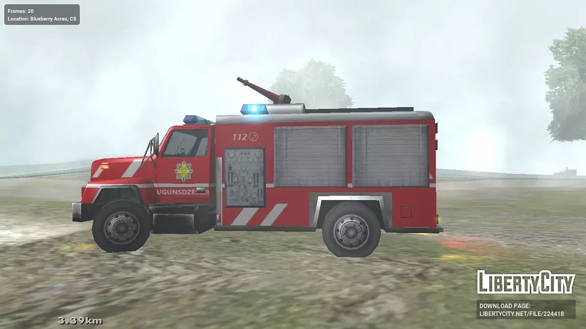 MTL Outrider VUGD (Latvian state fire department) / GTA San Andreas