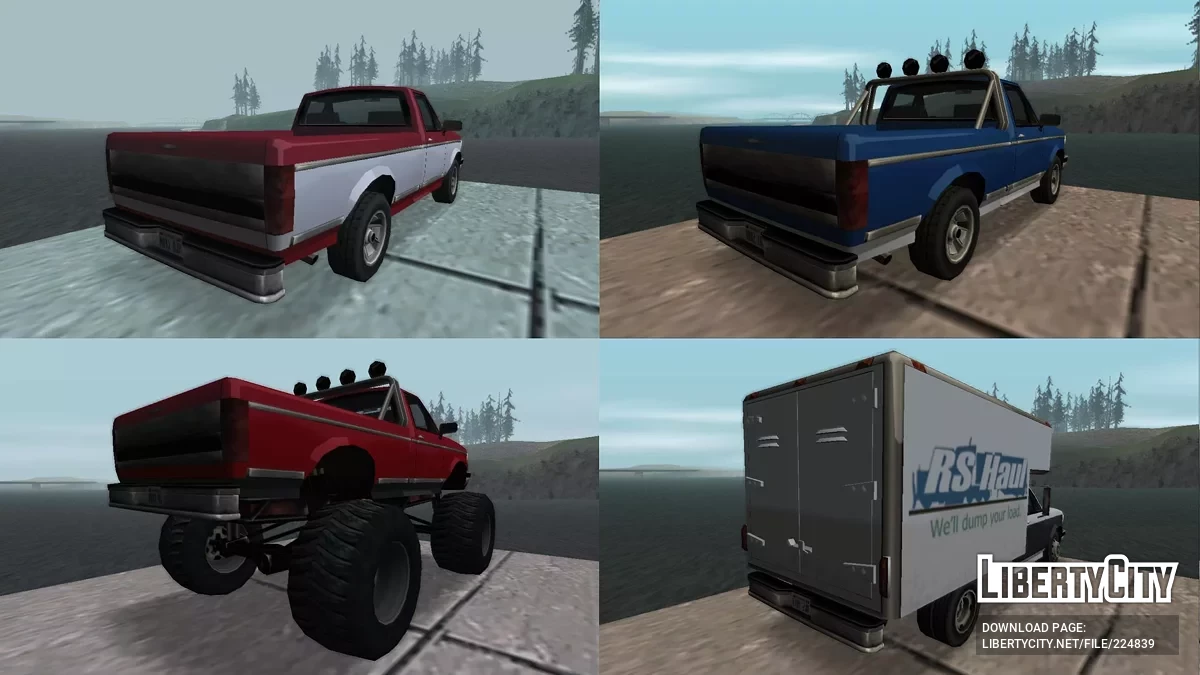 Pacote Next Gen Benson e Exceller / GTA San Andreas
