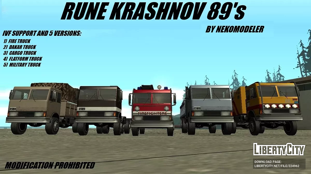 Rune Krashnov 89's [Modpack SA Style] / GTA San Andreas