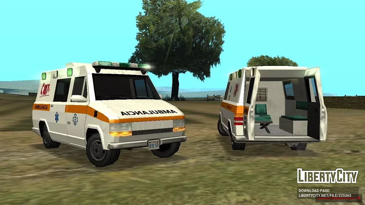 Veltra Apex 99's (Includes Ambulance Version) [IVF + EML] / GTA San Andreas
