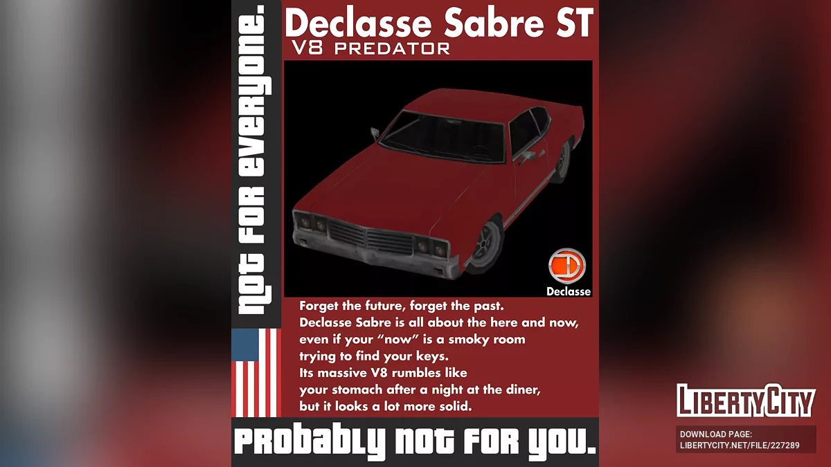 Declasse Sabre / GTA San Andreas