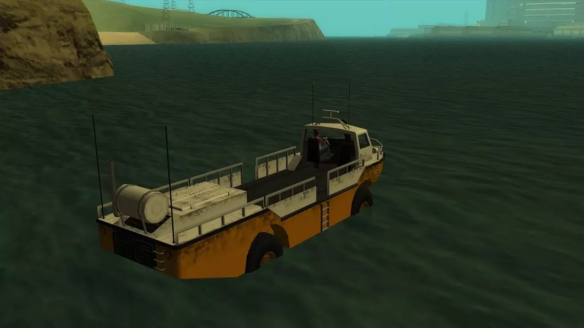 Mudskipper (Embarcação anfíbia) / GTA San Andreas
