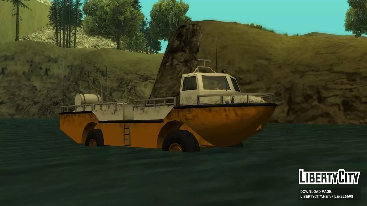 Mudskipper (Embarcação anfíbia) / GTA San Andreas