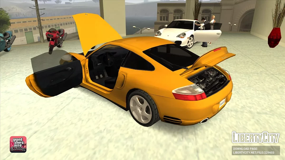 Porsche 911 Turbo (Lowpoly) 2000 / GTA San Andreas