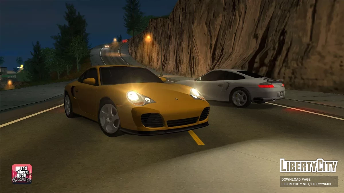 Porsche 911 Turbo (Lowpoly) 2000 / GTA San Andreas