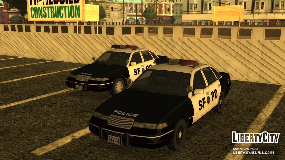 '92 Vapid Merit Police / GTA San Andreas