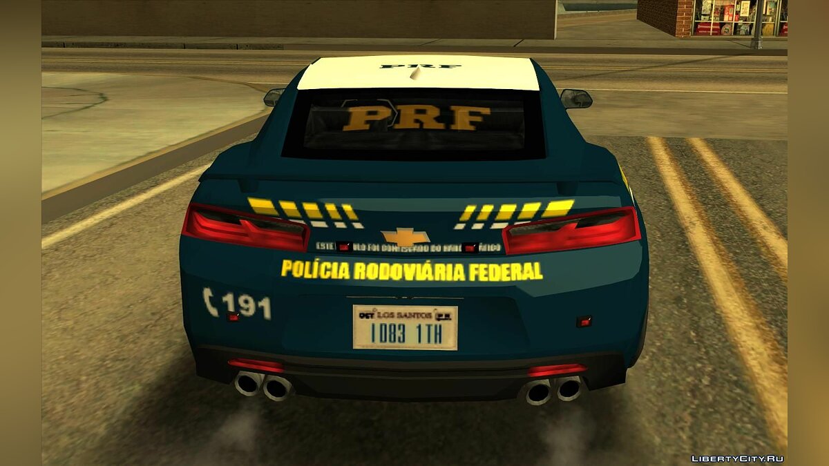 Download Chevrolet Camaro 2017 - Police (SA style) V2 for GTA San Andreas