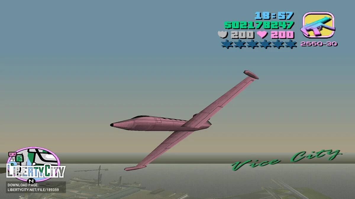 Learjet (MVL-версія) / GTA Vice City