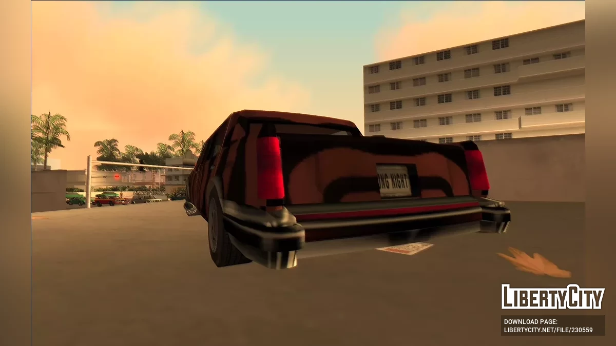 Ексклюзивні автомобілі GTA Long Night у стилі моделей XBox (додаток MVL) / GTA Vice City