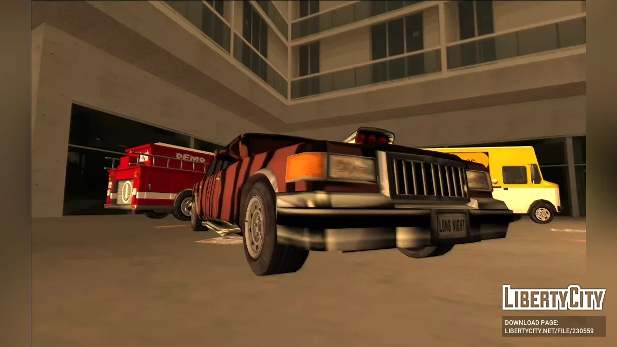 Ексклюзивні автомобілі GTA Long Night у стилі моделей XBox (додаток MVL) / GTA Vice City