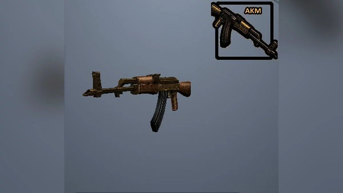 Gold AKM / GTA San Andreas