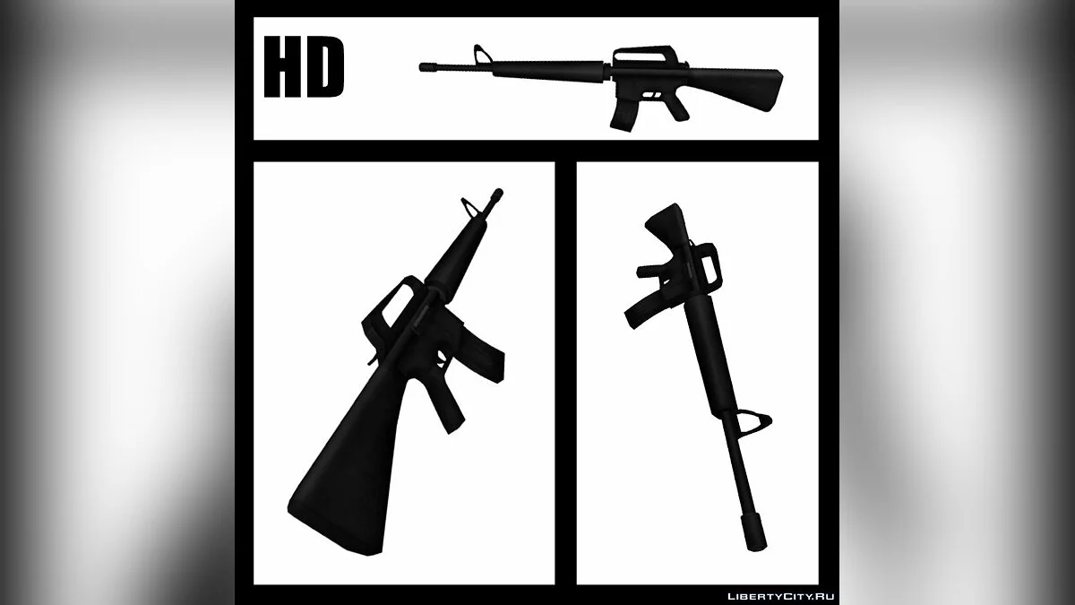 M16HD (Remake m4 HD) / GTA San Andreas