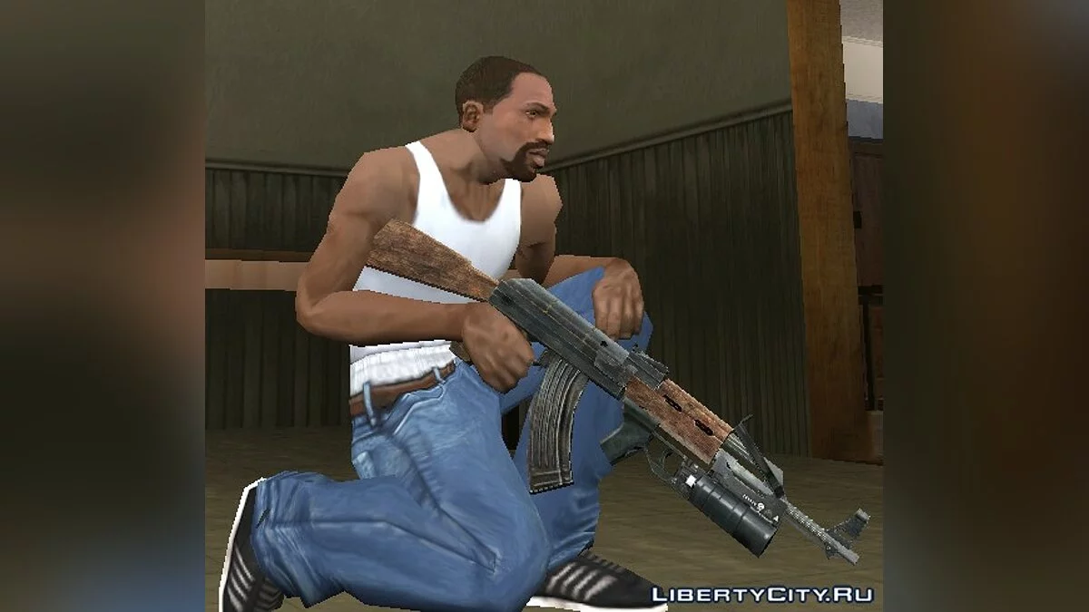 AK-47 з підствольним гранатометом і без / GTA San Andreas