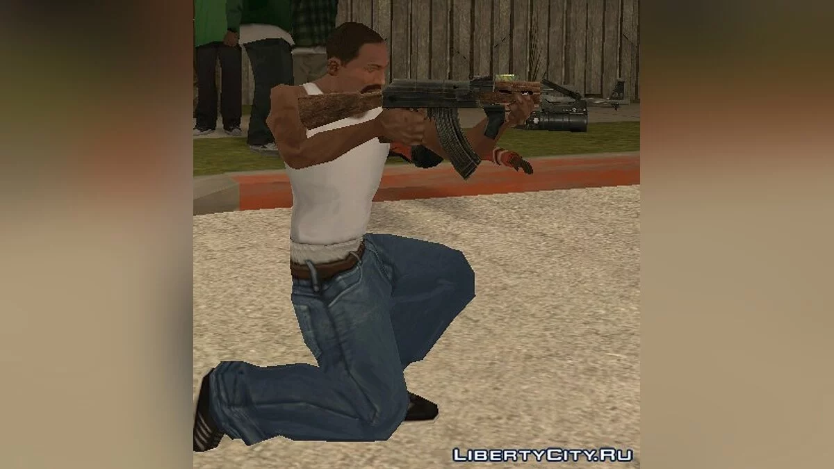 AK-47 з підствольним гранатометом і без / GTA San Andreas