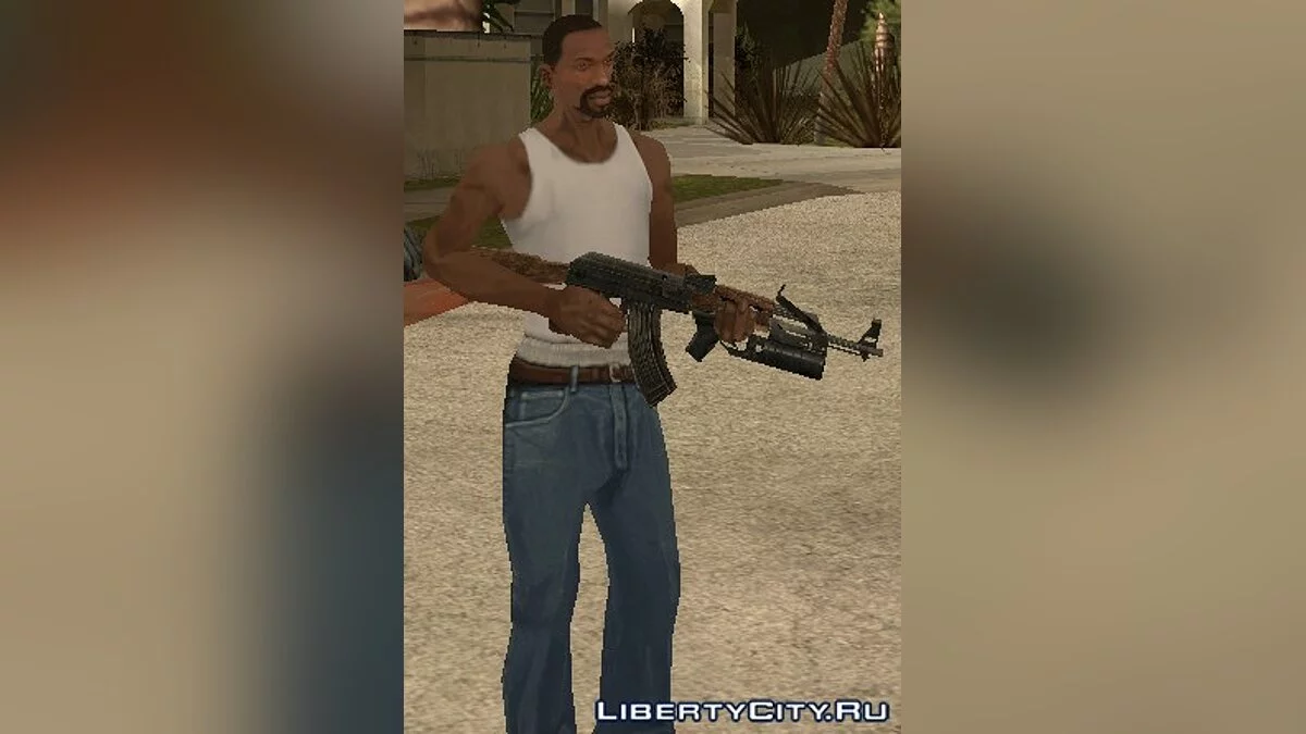 AK-47 з підствольним гранатометом і без / GTA San Andreas